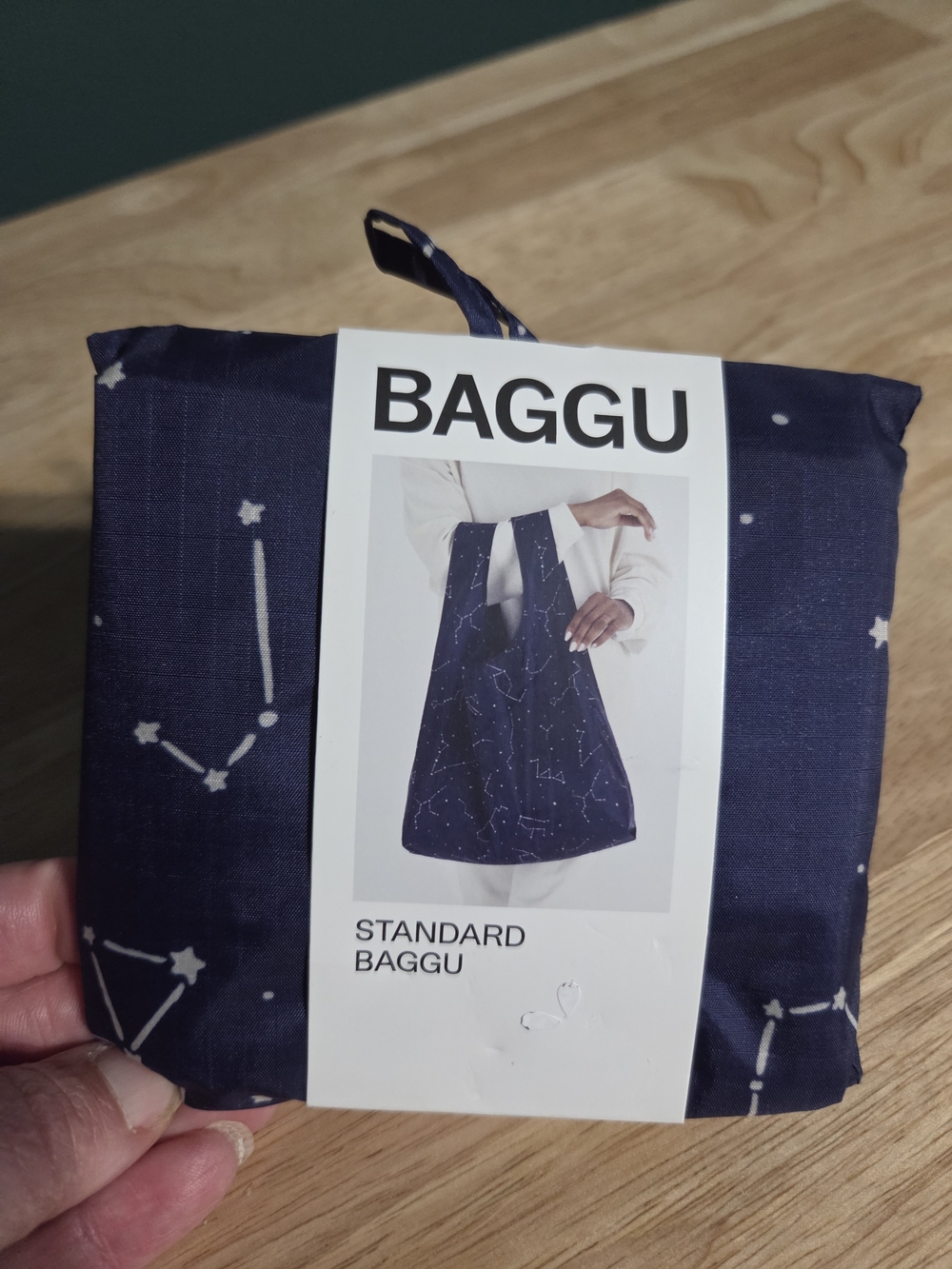 BAGGU Standard Reusable Bag — Constellation Midnight